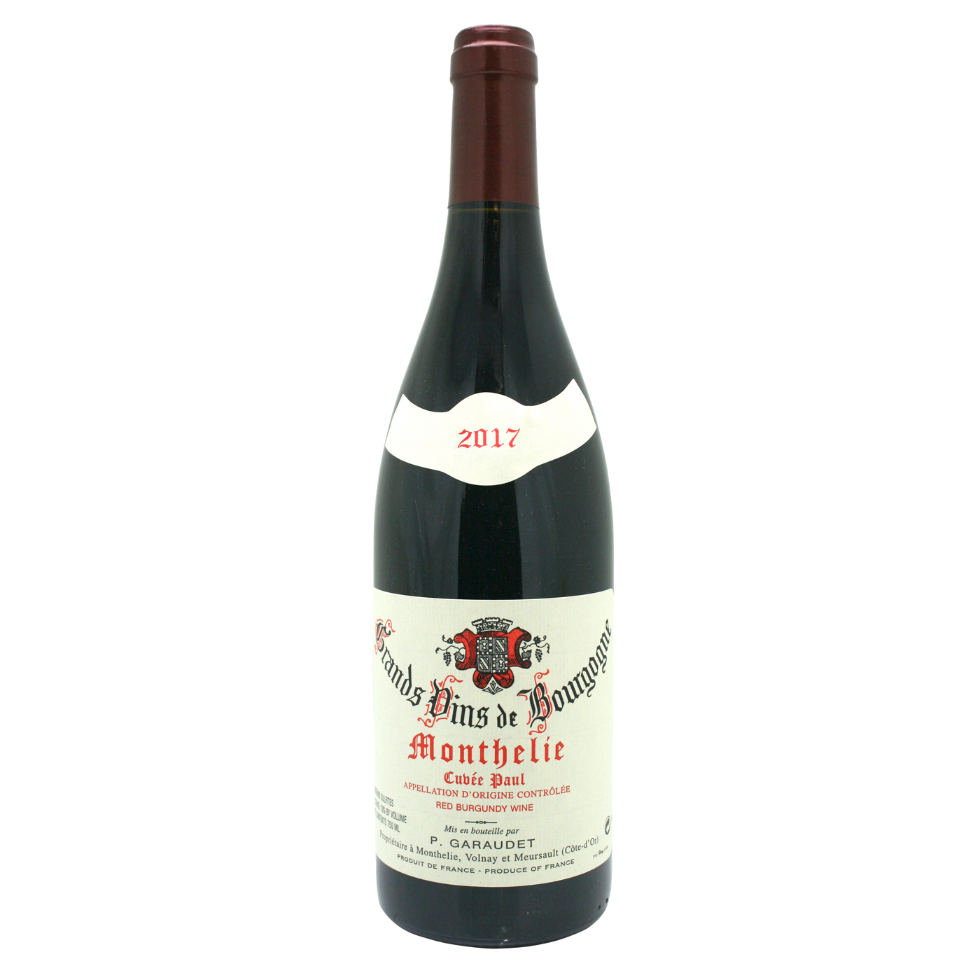 2018 モンテリー ルージュ キュヴェ ポール Monthélie Rouge Cuvée Paul